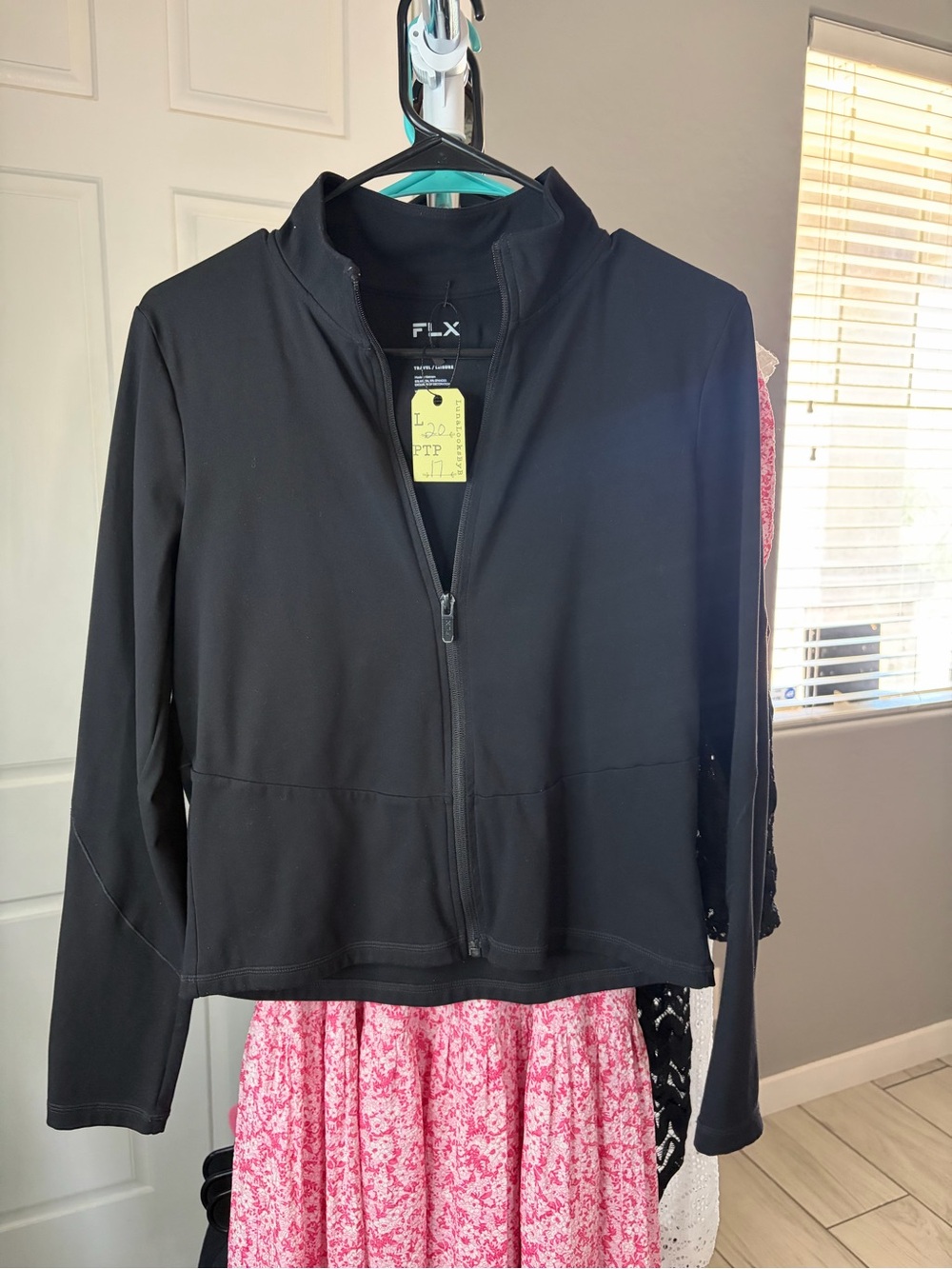 FLX Women’s Black Utility Zip-Front Jacket